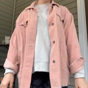 Pink Corduroy Jacket